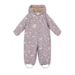 Mini A Ture Wistang Printed Fleece Lined Snowsuit.