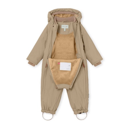 Mini A Ture Wisti Fleece Lined Snowsuit. Savannah Tan