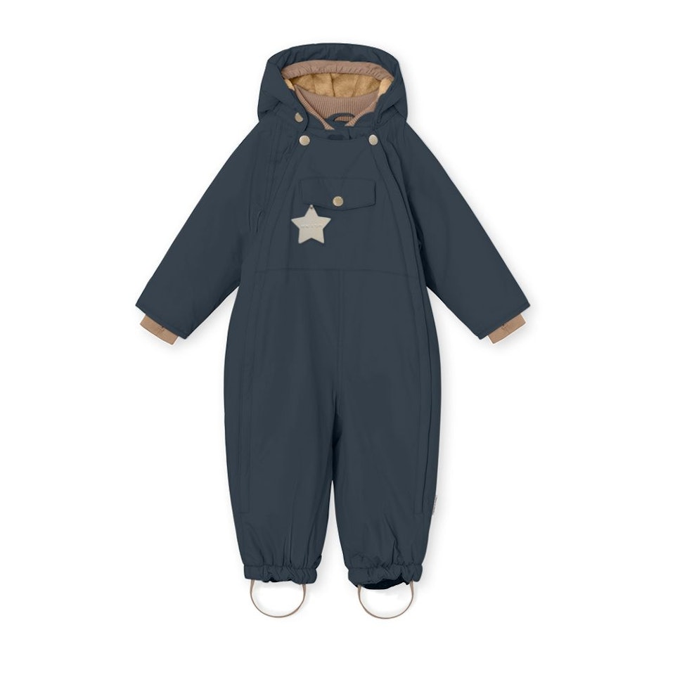 Mini A Ture Wisti Fleece Lined Snowsuit. Blue Nights