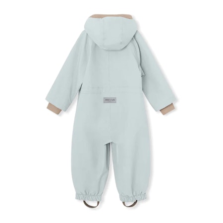 Mini A ture Matwisto Fleece lined spring coverall. PEARL BLUE.