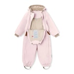 Mini A ture Matwisto Fleece lined spring coverall. MAUVE CHALK