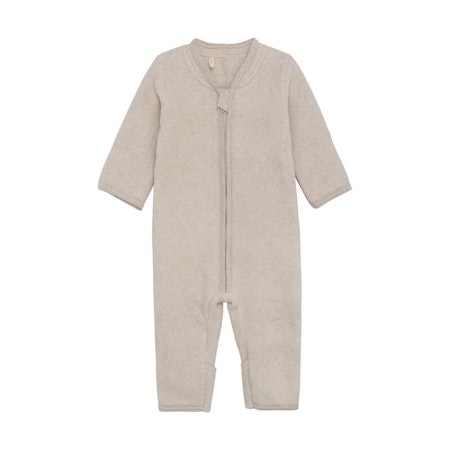 Huttelihut Pram Suit cot. Fleece Camel Melange