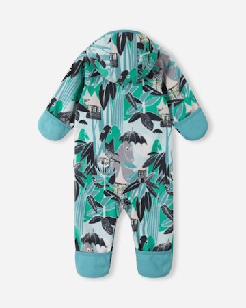 Reima Baby vindfleecedress Moomin Vindpust Green Aqua