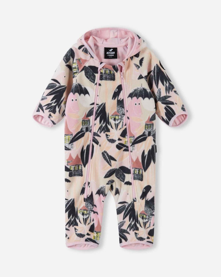 Reima Baby vindfleecedress Moomin Vindpust Pale Rose