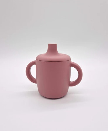 Pipmuggen (Sippy Cup) TINDRA Mørk Rosa