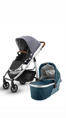 Uppababy CRUZ Komplett Vognpakke Gregory Melange Blå