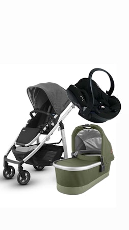 Uppababy CRUZ Komplett Vognpakke + Bilstol