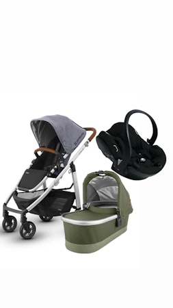 Uppababy CRUZ Komplett Vognpakke + Bilstol