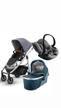 Uppababy CRUZ Komplett Vognpakke + Bilstol