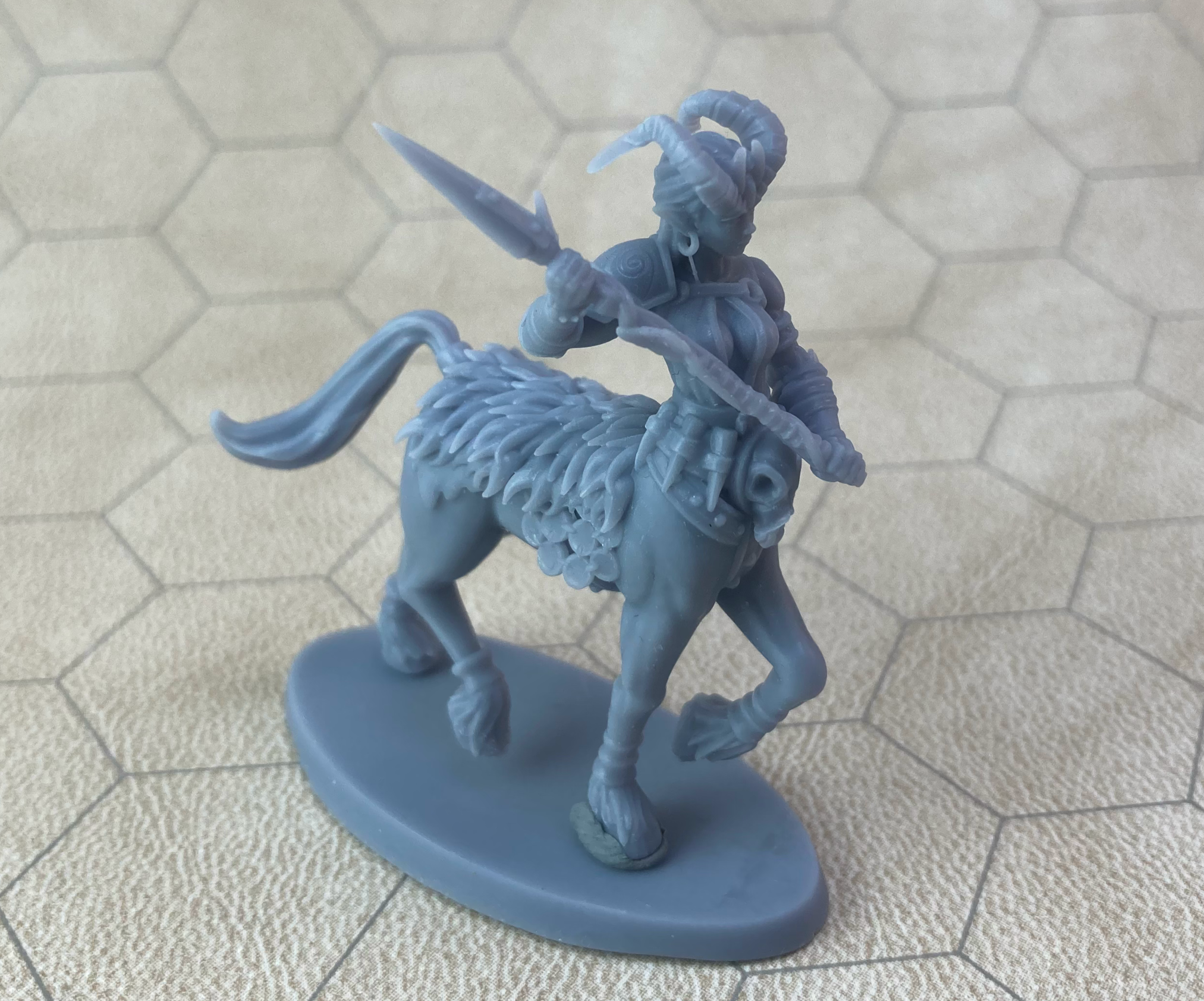 Centaur With Double Edged Spear - Rescued