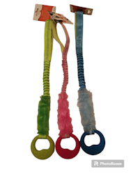 Bit ring (platt) med expander handtag (färg på fuskpäls kan variera)