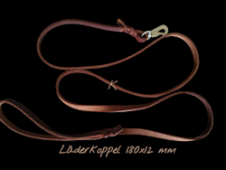 Läderkoppel 180x12 mm - Svensktillverkat