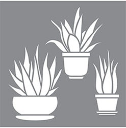 Stencil Aloe Vera DecoArt