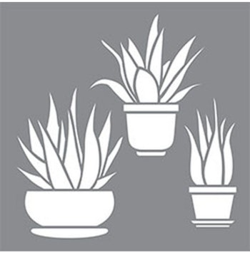 Stencil Aloe Vera DecoArt