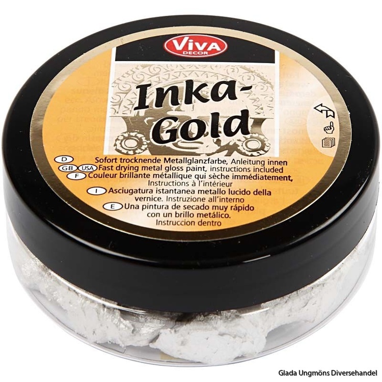 Inka Gold Platinum vax lyster metallic glada ungmön