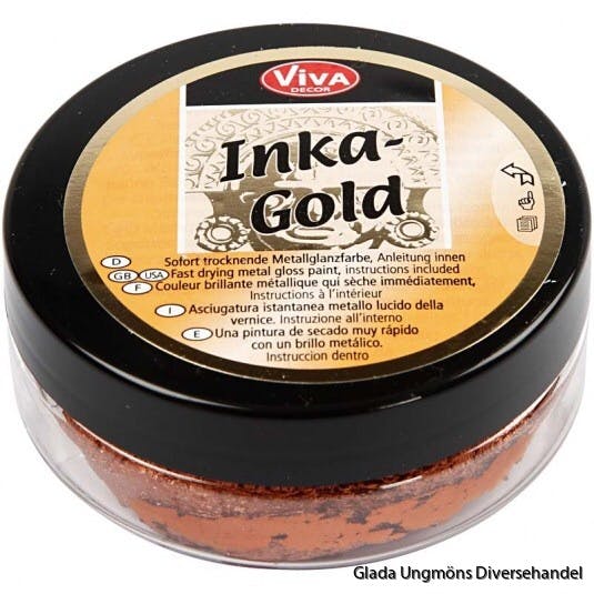 Inka Gold Copper koppar vax  lyster glada ungmön