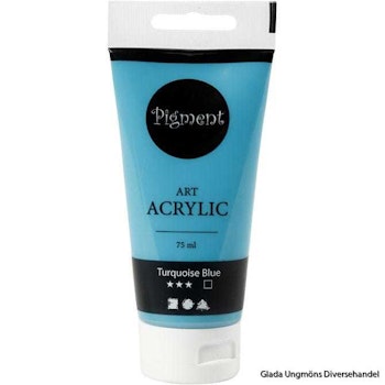 Akrylfärg  Turquoise Blue 75ml