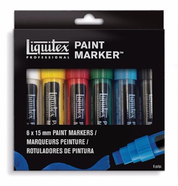 Akrylmarkerset Liquitex  6 x 15mm