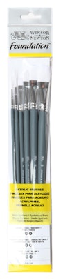Syntetpenselset W&N Foundation Akryl 6 st penslar