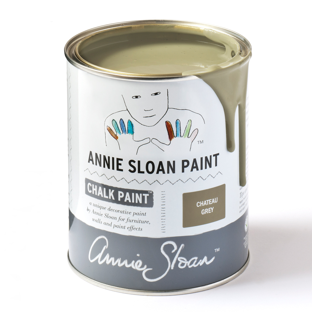 Annie Sloan Chalk paint Chateau Grey 1 liter Glada ungmöns diversehandel bild 1
