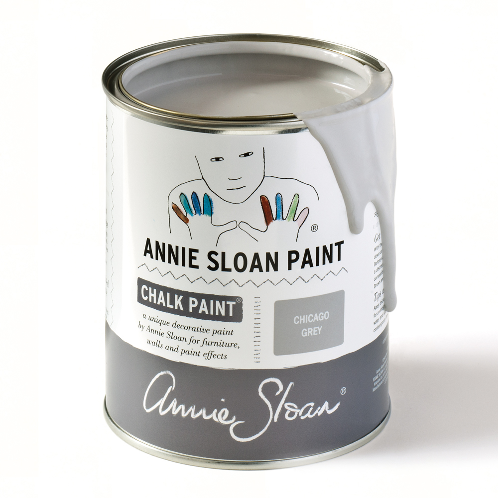 Annie Sloan Chalk paint Chicago 1 liter Grey Glada ungmöns diversehandel bild 1
