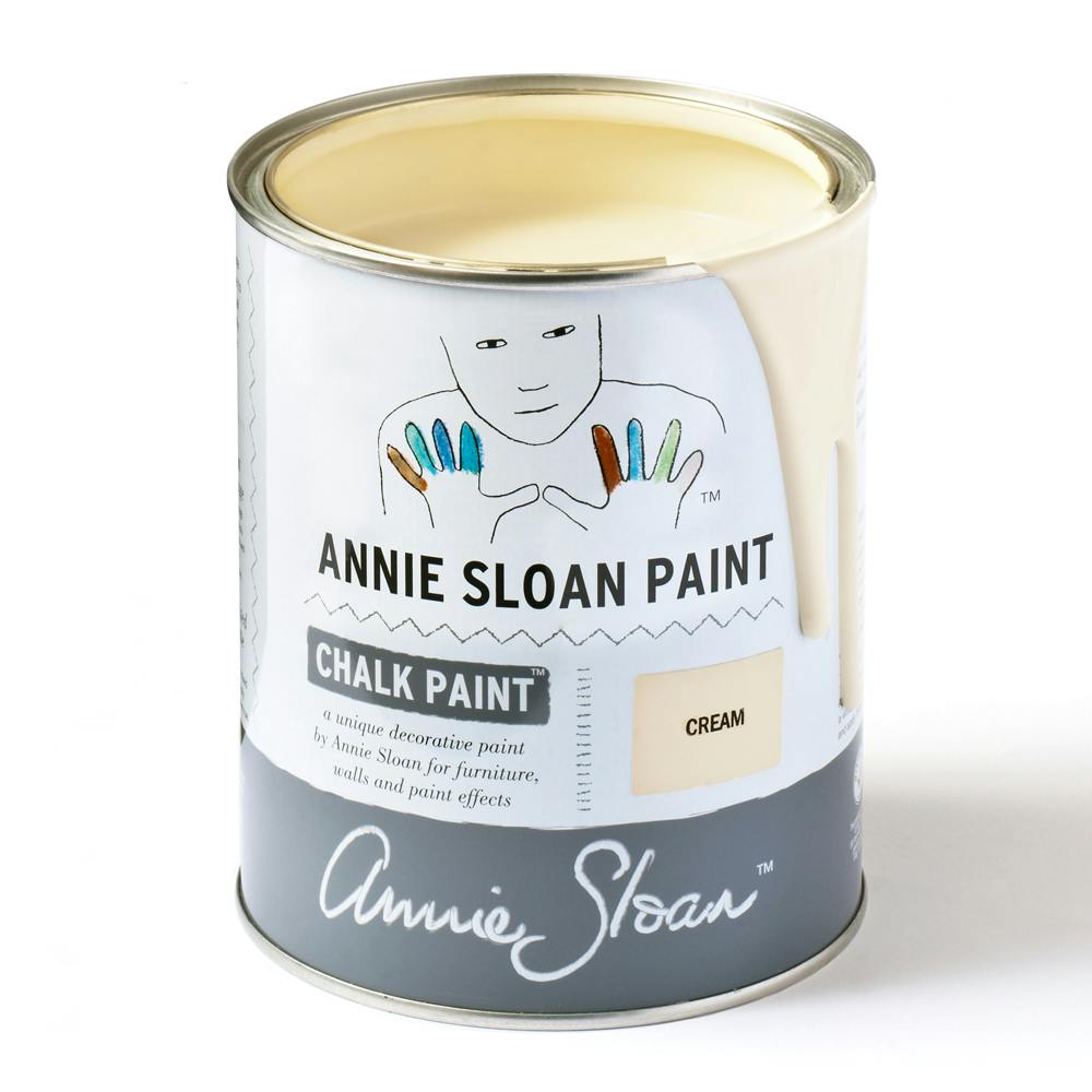 Annie Sloan Chalk paint Cream 1 liter Glada ungmöns diversehandel bild 1