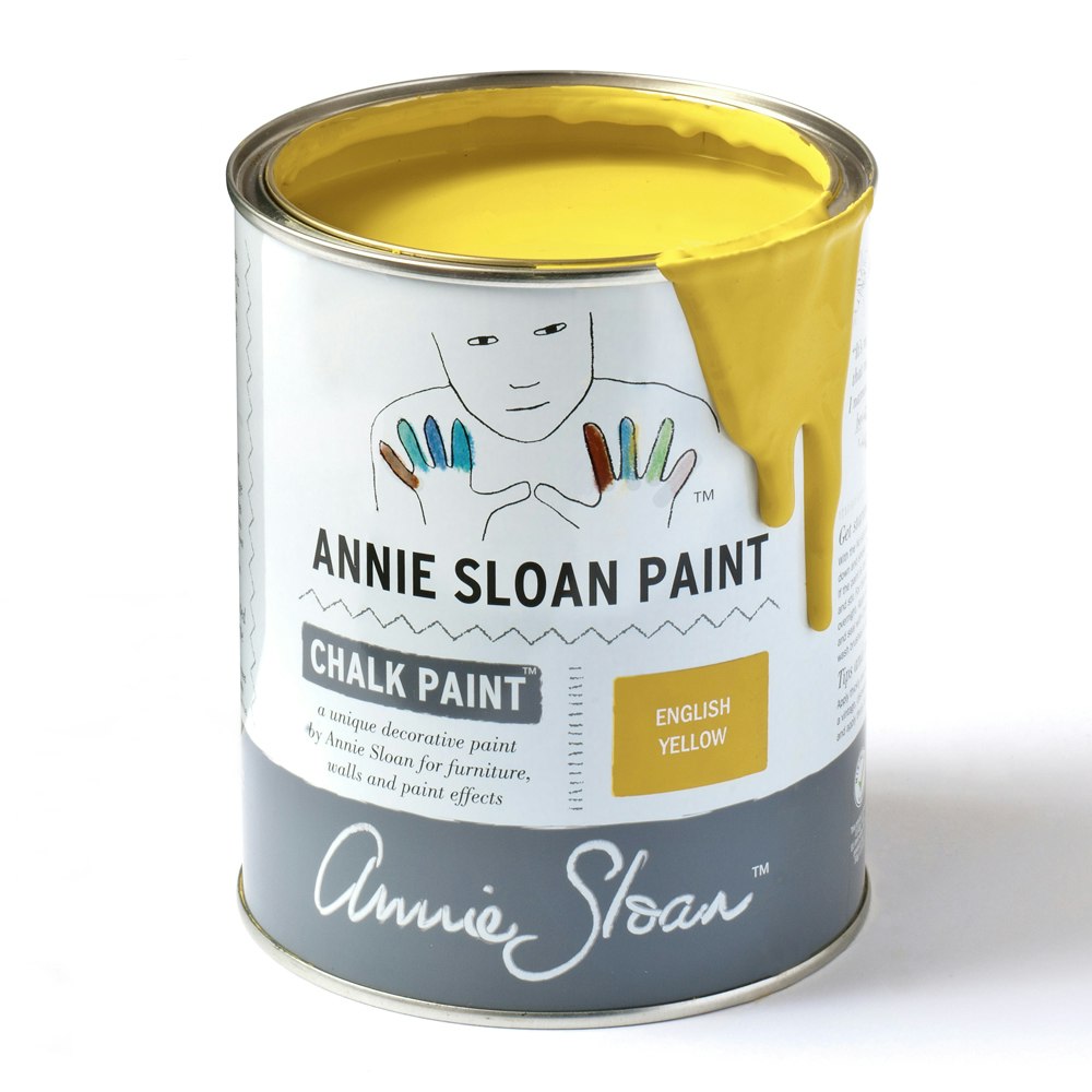 Annie Sloan Chalk paint English Yellow 1 liter Glada ungmöns diversehandel bild 1