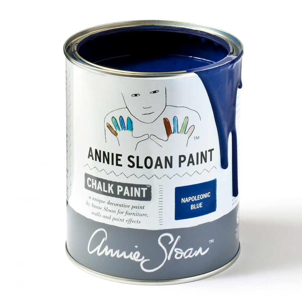 Annie Sloan Chalk paint Napoleonic Blue 1 liter Glada ungmöns diversehandel bild 1