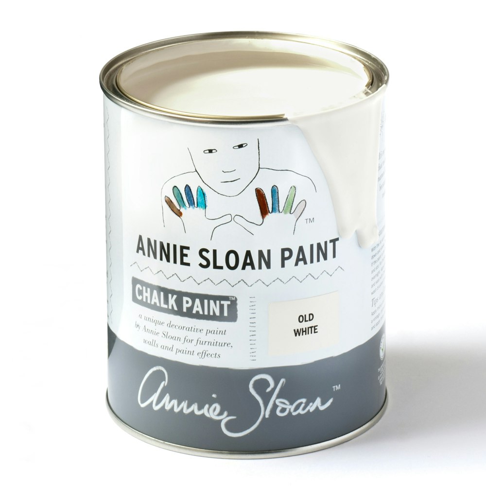 Annie Sloan Chalk paint Old White 1 liter Glada ungmöns diversehandel bild 1