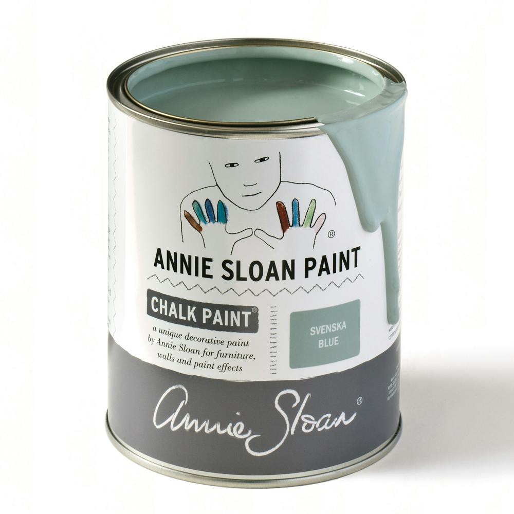 Annie Sloan Chalk paint Svenska Blue 1 liter Glada ungmöns diversehandel bild 1