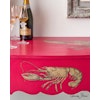 Annie Sloan Chalk paint Capri Pink målat skrivbord stol Glada ungmöns diversehandel bild 7