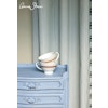 Annie Sloan Chalk paint Louis Blue målad byrå låda Glada ungmöns diversehandel bild 6