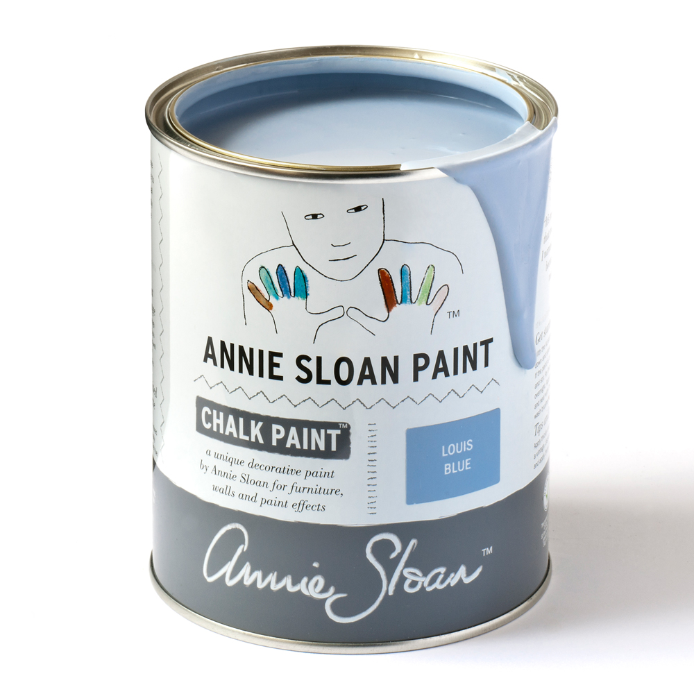 Annie Sloan Chalk paint Louis Blue 1 liter Glada ungmöns diversehandel bild 1
