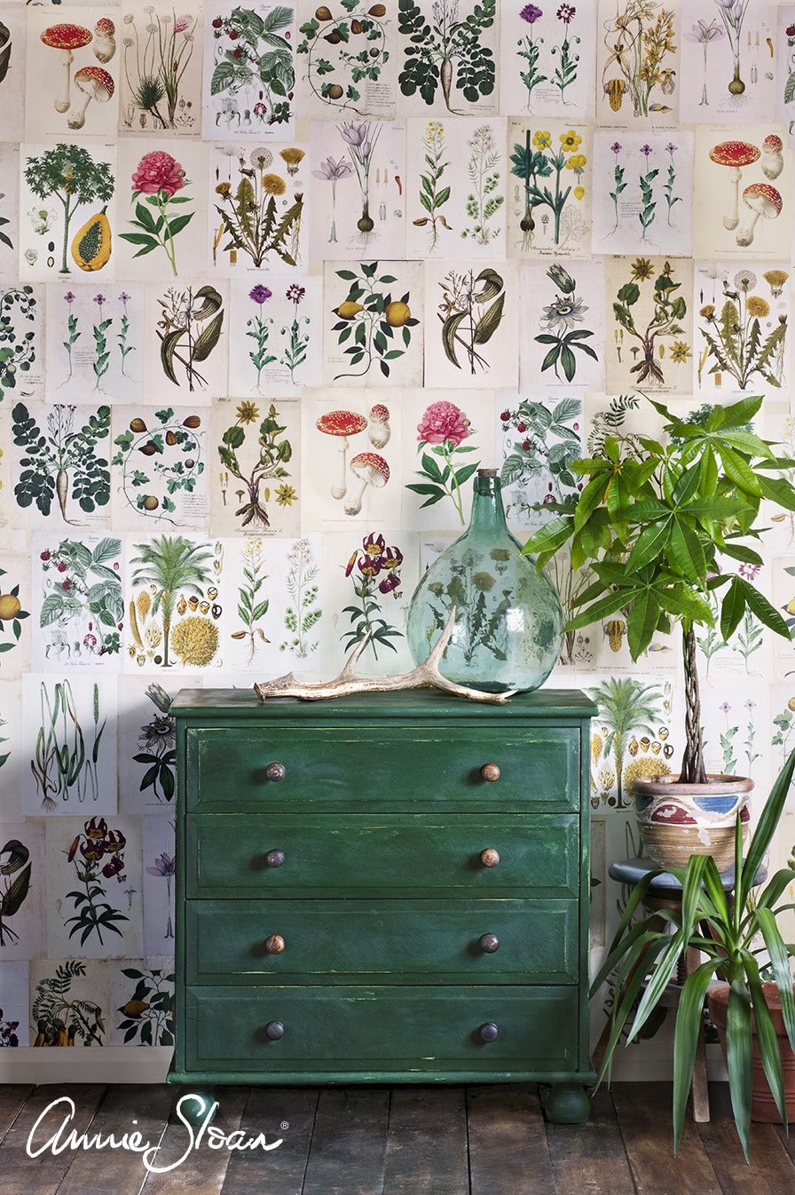 Annie Sloan Chalk paint Amsterdam green kalkfärg Glada ungmöns diversehandel 7