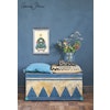 Annie Sloan Chalk paint Aubusson Blue  målad byrå Glada ungmöns diversehandel bild 13