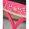 Annie Sloan Chalk paint Capri Pink målat skrivbord stol Glada ungmöns diversehandel bild 9