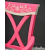 Annie Sloan Chalk paint Capri Pink målad stol Glada ungmöns diversehandel bild 10