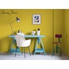 Annie Sloan Chalk paint English Yellow målad vägg Glada ungmöns diversehandel bild 10