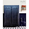 Annie Sloan Chalk paint Oxford Navy målat skåp vägg kök interiör Glada ungmöns diversehandel bild 11