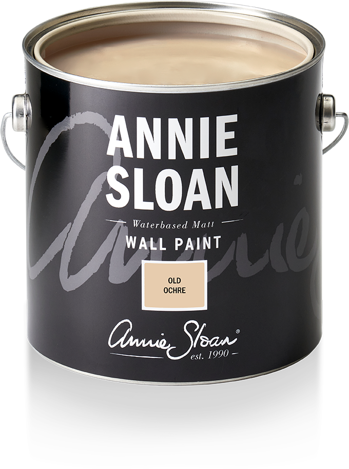 Annie Sloan Wall Paint Old Ochre, Väggfärg, Beige, Mörkt Cremefärgad, Hud, Glada Ungmön