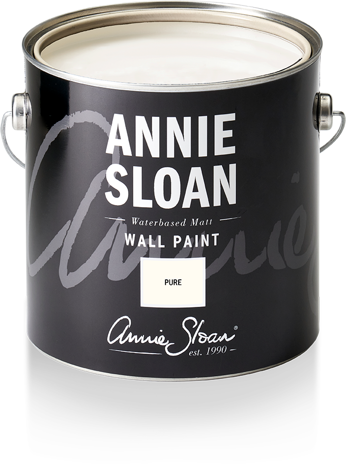 Annie Sloan Wall Paint Pure, Vitaste vitt, Väggfärg, Glada ungmön