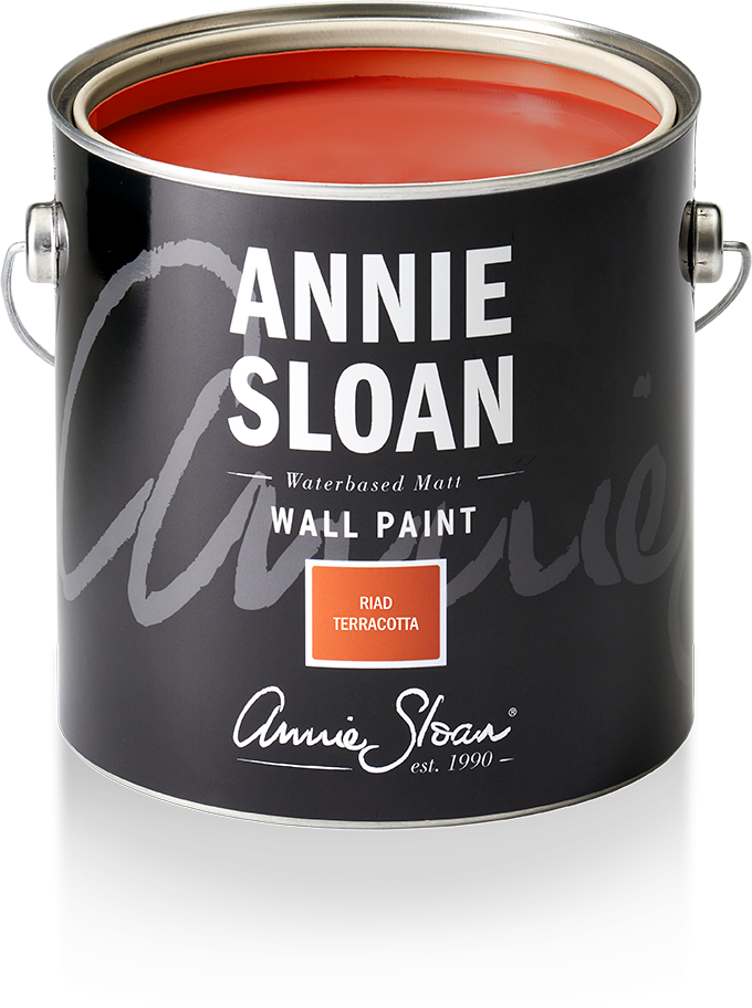 Annie Sloan Wall Paint Riad Terracotta, Väggfärg, kraftig, Tegelröd, Glada Ungmön