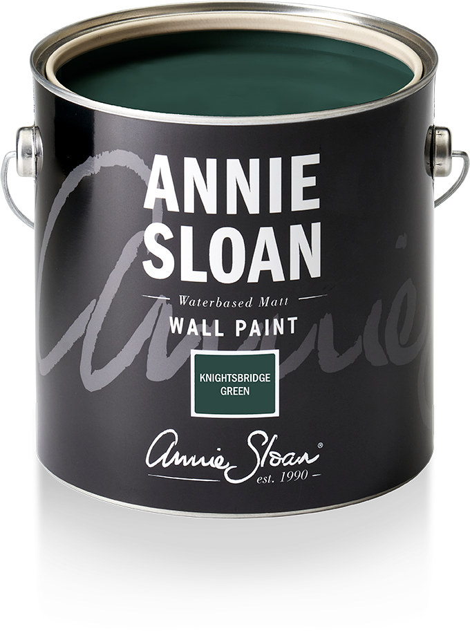 Annie Sloan Wall Paint Knightsbridge Green, Väggfärg, Mörkgrön, Mossgrön, Glada Ungmön