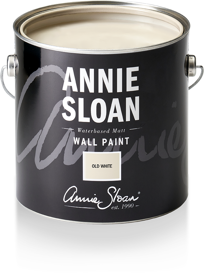 Annie Sloan Wall Paint Old White Väggfärg, vit, Glada ungmön