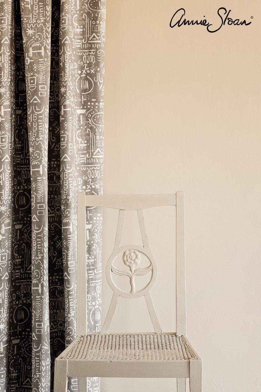 Annie Sloan Wall Paint Old Ochre, Väggfärg, Beige, Mörkt Cremefärgad, Hud, Glada Ungmön