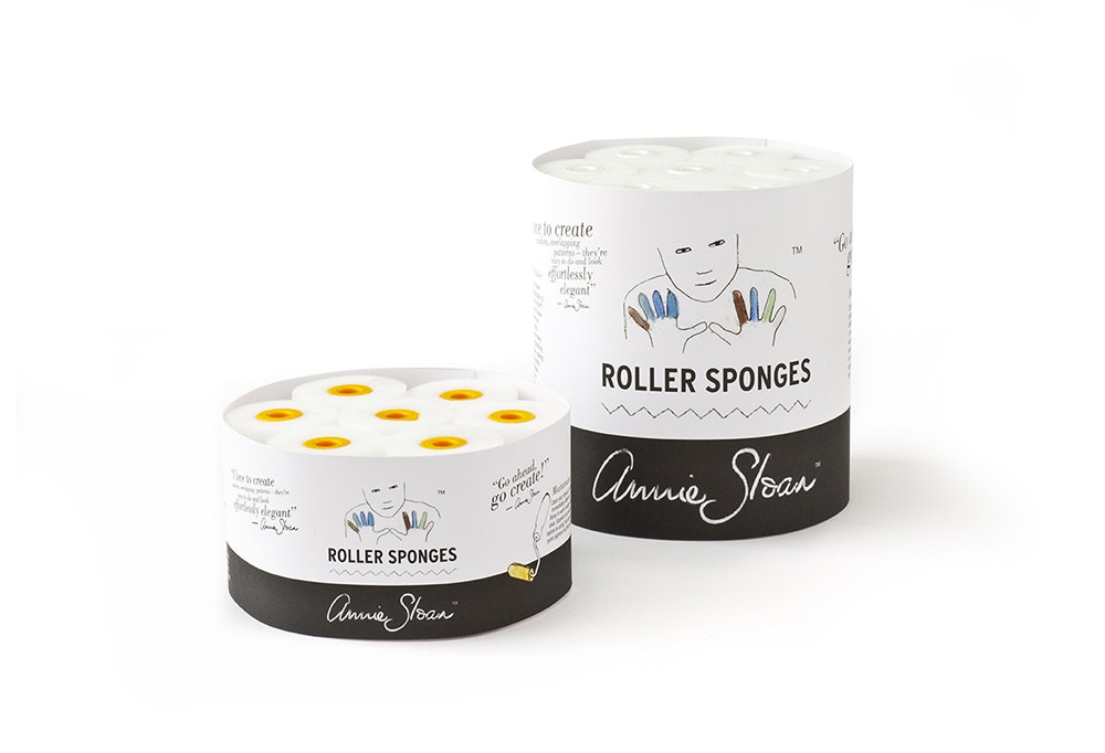 Verktyg måleri dekoration Annie Sloan  rollers spong refill small large