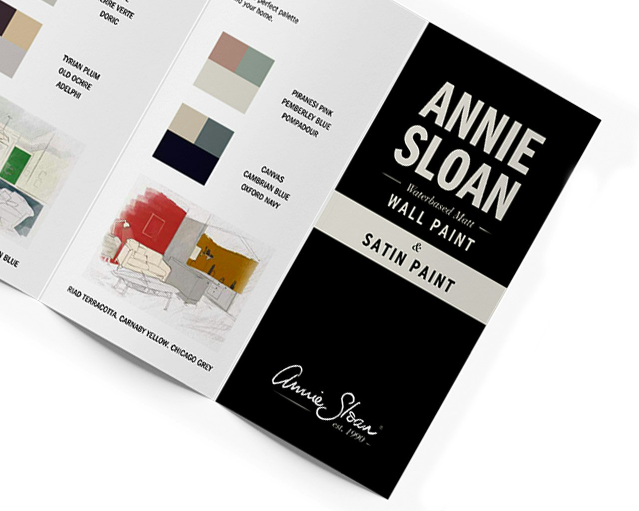 Annie Sloan Färgkarta Wall Paint & Satin