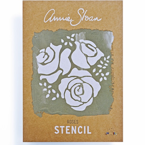 Annie Sloan Stencil Roses A4