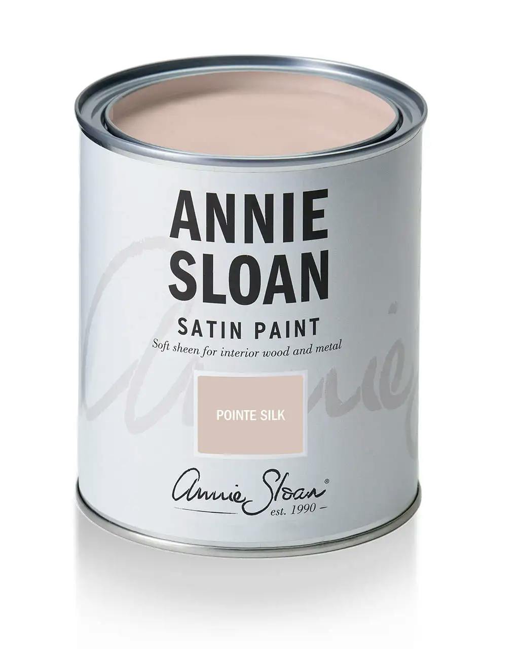 Annie Sloan Satin Paint Pointe Silk 750ml ljus rosa smutsig pastell  Tålig glada ungmöns diversehandel