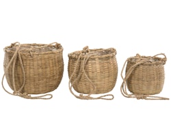 Ampel Bambu 3st/set